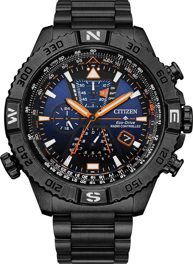 Zales Men's Limited Edition Citizen EcoDrive® Promaster Navihawk AT Chronograph Watch and
