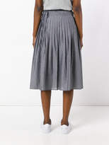 Thumbnail for your product : Vince striped pleated skirt