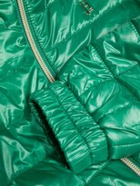 Thumbnail for your product : Herno Kids Metallic Cropped Padded Jacket