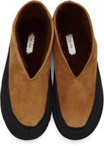 Thumbnail for your product : The Row Tan Shearling Fairy Loafers