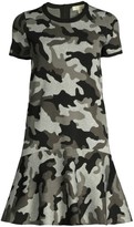 Thumbnail for your product : MICHAEL Michael Kors Shimmer Camo-Knit Dress