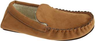 Universal Textiles Mens Sherpa Fleece Lined Moccasin Slippers (12 US)