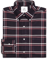 Thumbnail for your product : Brooks Brothers Navy White and Pink Large Windowpane Button-Down Shirt