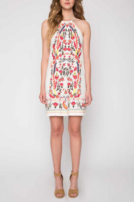Willow & Clay Embroidered Halter Dress