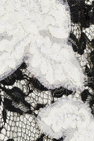Thumbnail for your product : Notte by Marchesa 3135 Notte by Marchesa Appliquéd lace mini dress