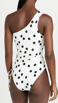 Thumbnail for your product : Jonathan Simkhai Addyson Printed One Shoulder One Piece