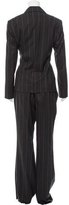Thumbnail for your product : Cinzia Rocca Wool Pinstriped Pantsuit