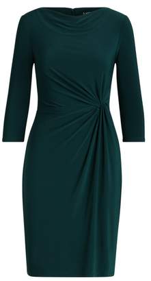 Ralph Lauren Twisted-Knot Jersey Dress