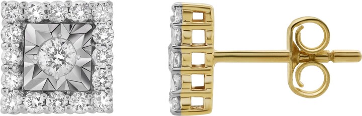 Lmj Legatum Yellow Gold Diamond Unisex Earrings