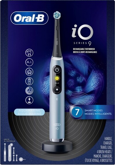 Oral-B iO Series 9 Electric Toothbrush with 4 Brush Heads - - ShopStyle