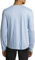 Thumbnail for your product : Theory Nebulous Long-Sleeve Henley T-Shirt