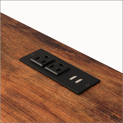 Mason & Marbles Loft Metal Bed With White