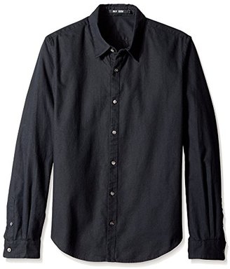 BLK DNM Men's Long Sleeve Button-Up Shirt