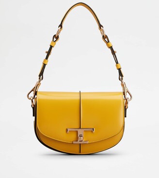 Tod's Yellow Leather Shoulder Bag – Michael's Consignment NYC