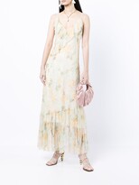 Thumbnail for your product : We Are Kindred Belle rose-print bias midi dress