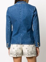 Thumbnail for your product : Tory Burch Fitted Denim Blazer