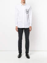 Thumbnail for your product : Just Cavalli embroidered skull shirt