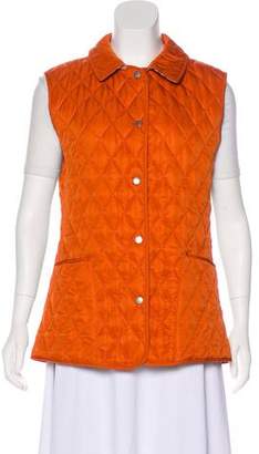 Burberry Quilted Collar Vest