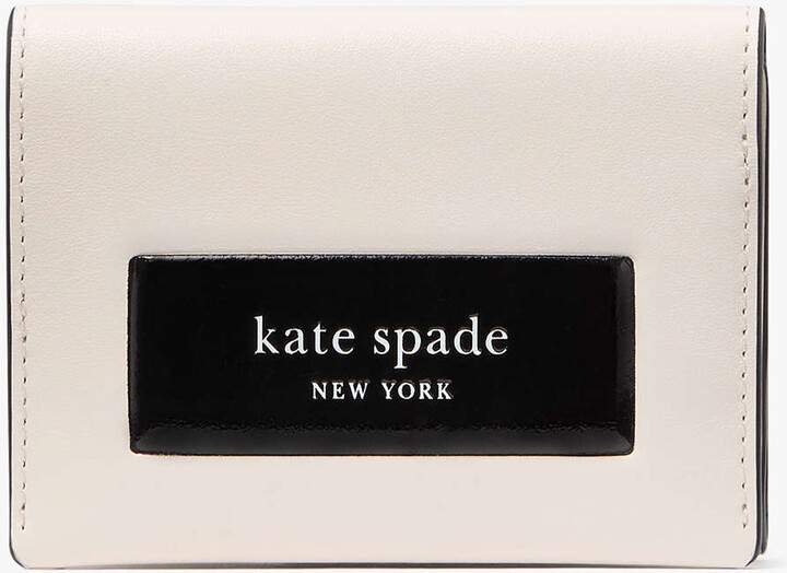 Kate Spade Label Card Case Trifold Wallet