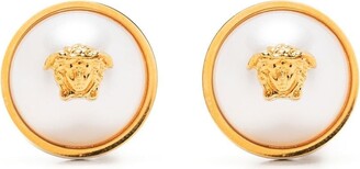 Versace Medusa plaque earrings - ShopStyle