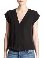 Thumbnail for your product : Joie Marcher Pintuck-Pleated Blouse