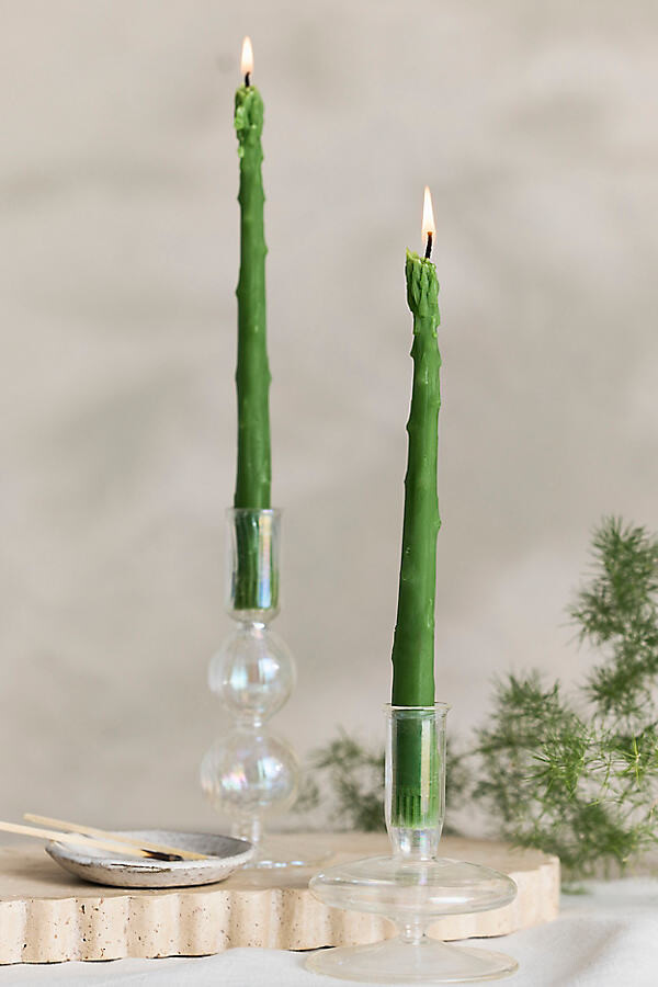 Happy Organics Asparagus Beeswax Tapers