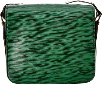 Louis Vuitton Green Epi Leather Cartouchiere Mm