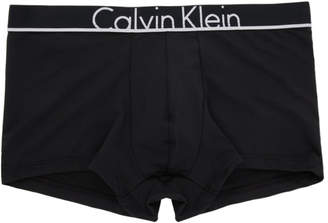 Calvin Klein Underwear Black Low-Rise CK ID Trunk Boxer Briefs