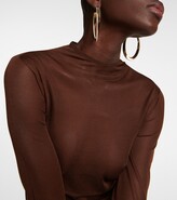 Thumbnail for your product : Saint Laurent Ribbed-knit top