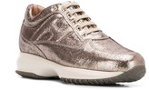 Thumbnail for your product : Hogan Metallic Finish Sneakers