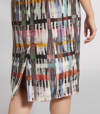 Marina Rinaldi Abstract Print Dress