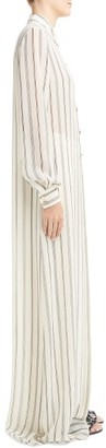 Lanvin Women's Stripe Silk Georgette Maxi Dress
