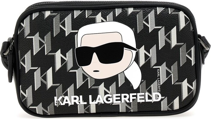 Karl Lagerfeld Paris K/Ikonik Monogram Small Camera Bag - ShopStyle