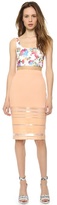 Thumbnail for your product : re:named Sheer Lines Pencil Skirt