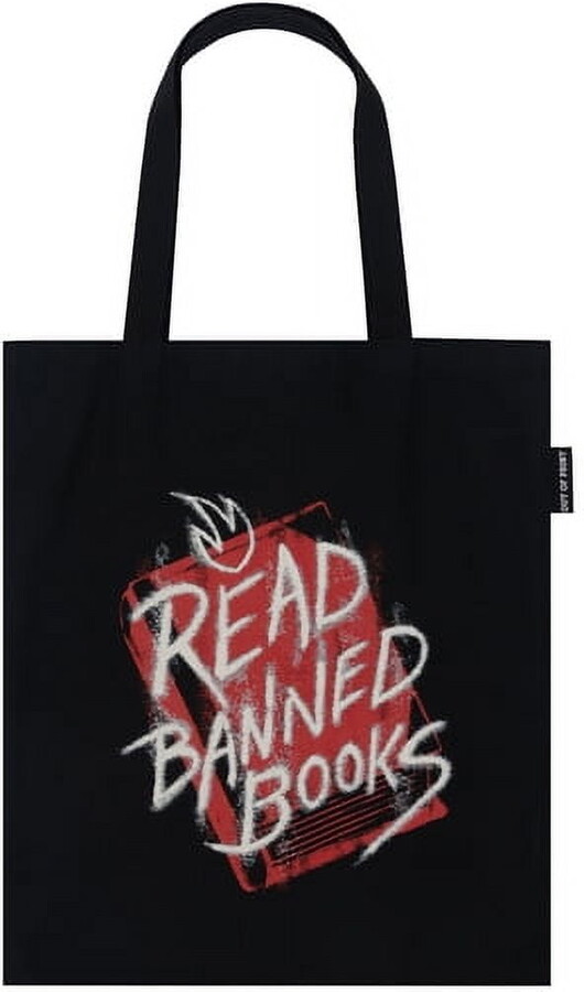 Read Banned Books (Graffiti Art) Tote Bag, (Hardcover)