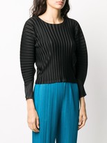 Thumbnail for your product : Pleats Please Issey Miyake Long Sleeve Pleated Top