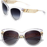 Thumbnail for your product : Dolce & Gabbana Filigree Cat's-Eye Sunglasses