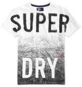 Thumbnail for your product : Superdry Men's Scratched Out Long Line Graphic-Print Cotton T-Shirt