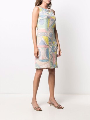 PUCCI Pre-Owned 1960s Geometric-Print Shift Dress