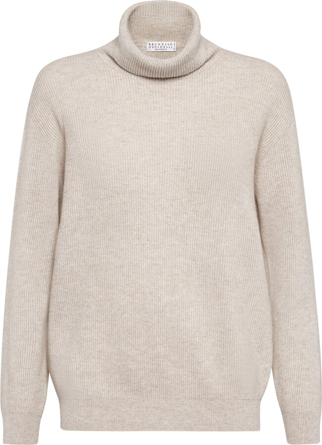 Brunello Cucinelli Cashmere High-Neck Sweater