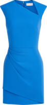 Thumbnail for your product : Halston Liona Pleated Asymmetric Crepe Mini Dress