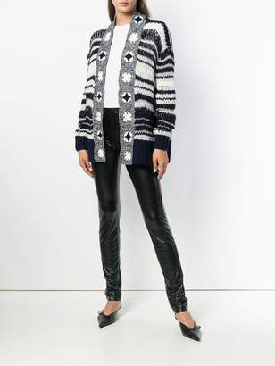 M Missoni leather effect skinny trousers
