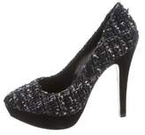 Thumbnail for your product : Tory Burch Tweed Platform Pumps