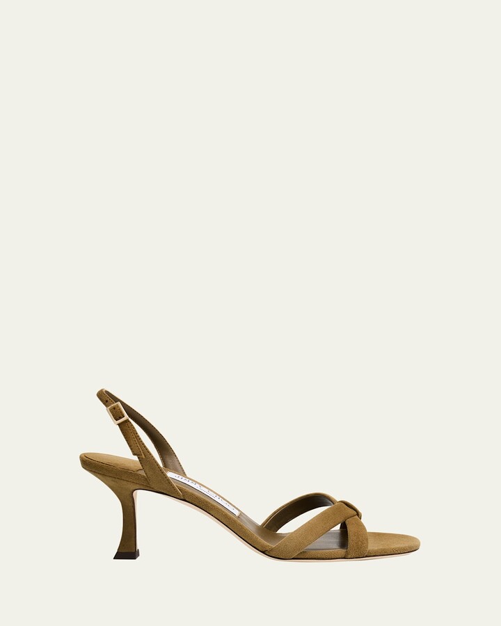 Jimmy Choo Elsy 70 Suede Sandals