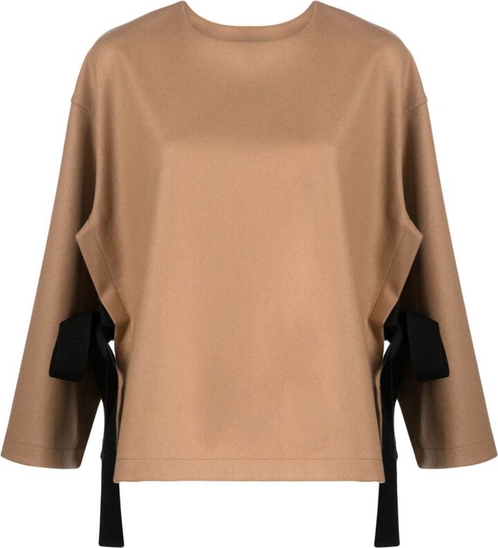 Erika Cavallini Nara Wool Blend Blouse