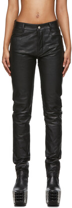 Button Fly Leather Pants | Shop the world's largest collection of 