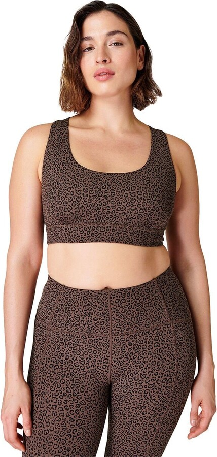 Sweaty Betty Sports bra SUPER SOFT REVERSIBLE YOGA reversible in brown/  black