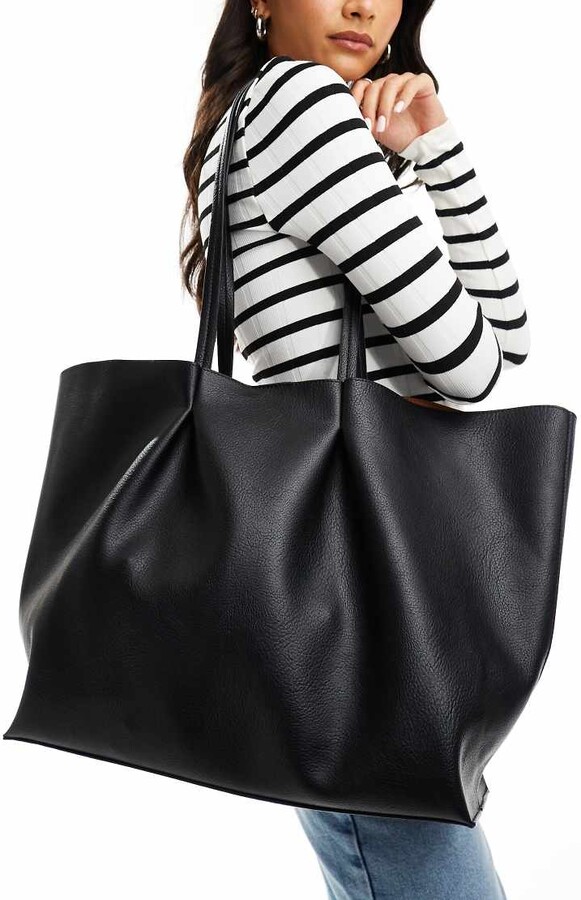 Fashion Shopper Bag Stradivarius Stradivarius CONTRAST SHOPPER
