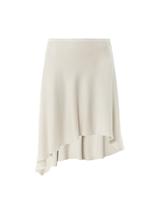 Thumbnail for your product : Vanessa Bruno Satin-crepe asymmetric skirt