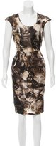 Thumbnail for your product : Piazza Sempione Printed Silk Dress w/ Tags